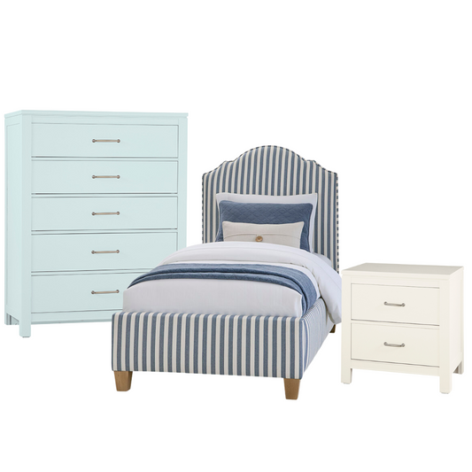 Tide & Timber 2 Drawer Nightstand