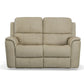 Henry Leather Power Reclining Loveseat with Power Headrests & Lumbar