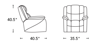 70220  Power Recliner