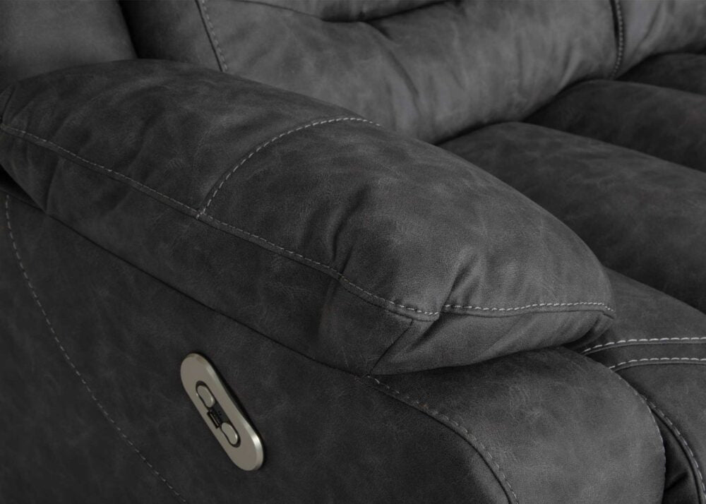 Decker Reclining Loveseat with Console