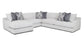 961 3 Pc Sectional
