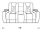X9990 Home Theater Loveseat