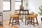 Lyncott Upholstered Barstool (2/CN) Set of 2