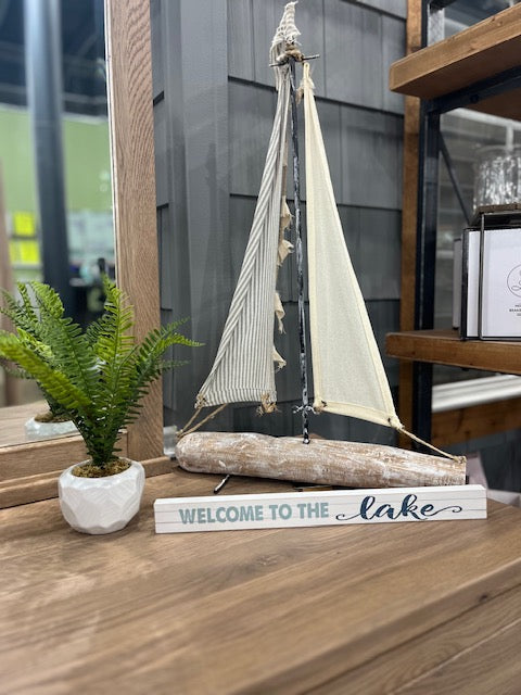 Welcome to the Lake Sign