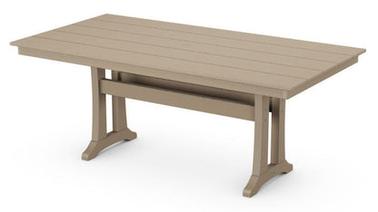 Farmhouse Trestle 37"x72" Dining Table