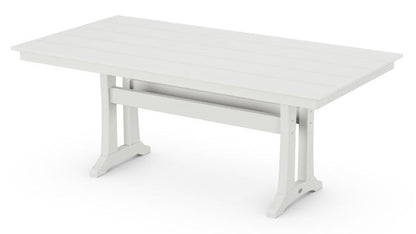 Farmhouse Trestle 37"x72" Dining Table