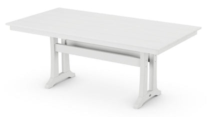 Farmhouse Trestle 37"x72" Dining Table