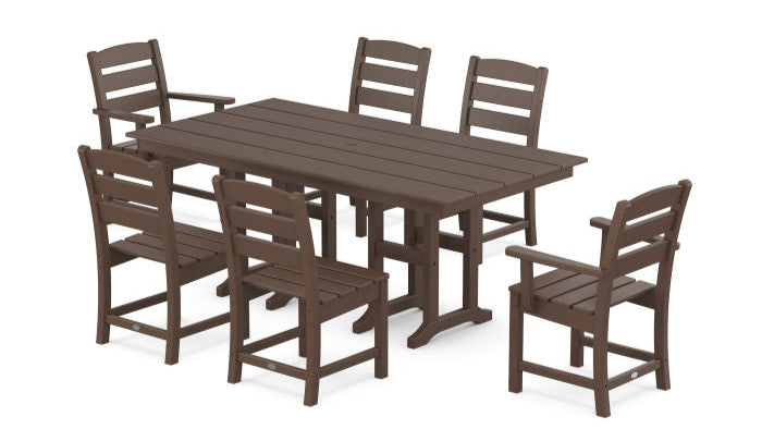 Lakeside 7-Piece Farmhouse Dining Set