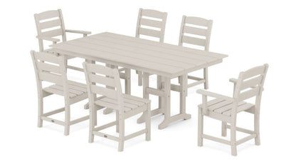 Lakeside 7-Piece Farmhouse Dining Set