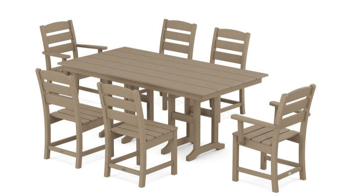 Lakeside 7-Piece Farmhouse Dining Set
