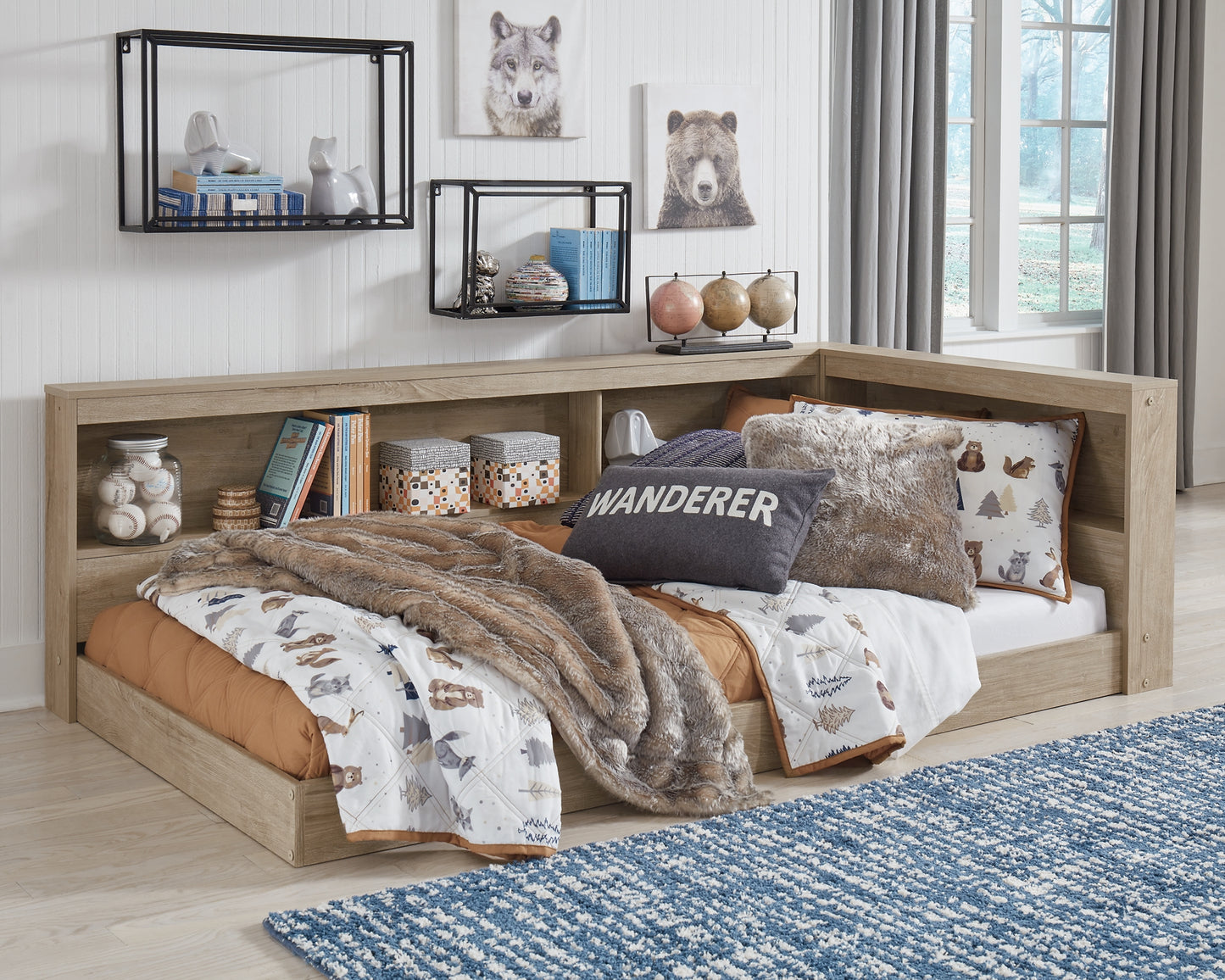 Ashley Express - Oliah Bookcase Storage Bed