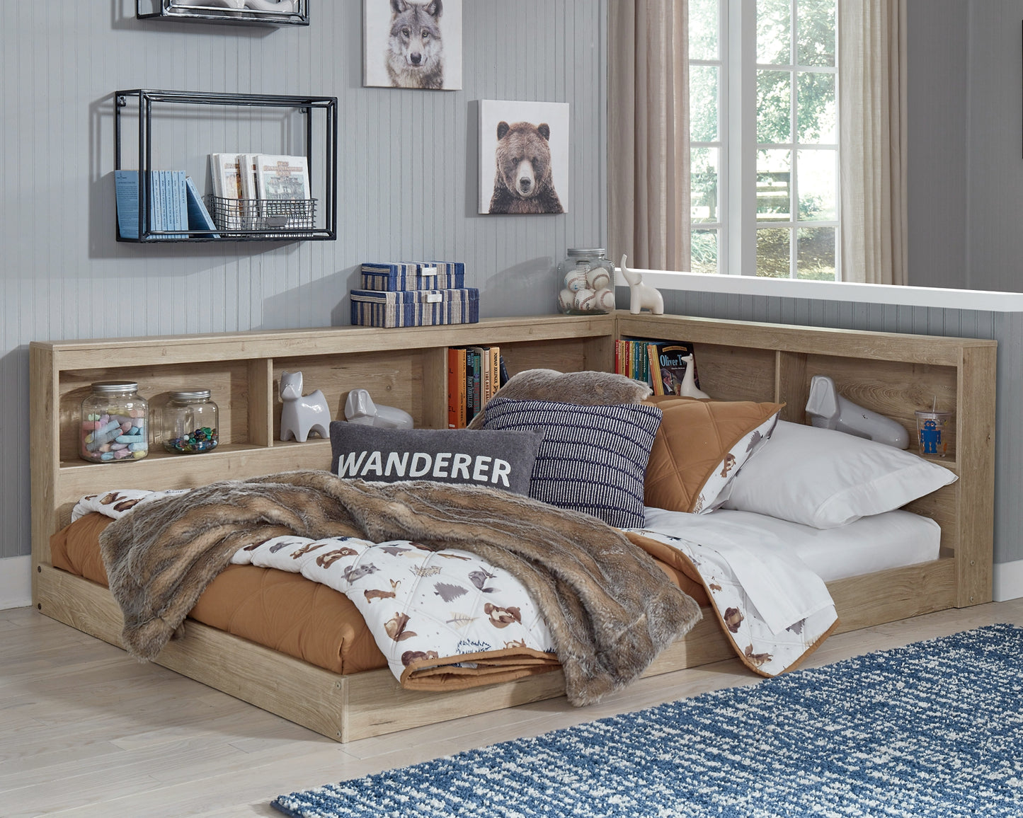 Ashley Express - Oliah Bookcase Storage Bed