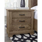 Cool Rustic 3 Drawer Nightstand