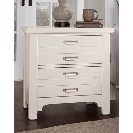Bungalow Lattice 2 Drawer Nightstand
