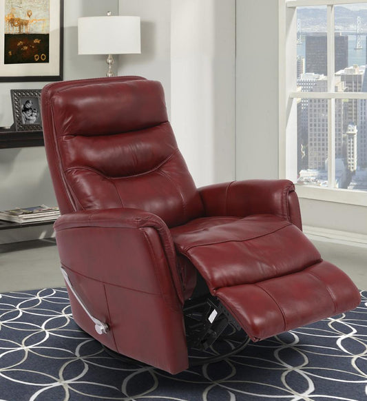 GEMINI - ROUGE MANUAL SWIVEL GLIDER RECLINER