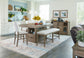 SUNDANCE DINING - SANDSTONE BENCH COUNTER UPHOLSTERED 60 IN.