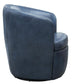 BAROLO - VINTAGE NAVY SWIVEL CLUB CHAIR