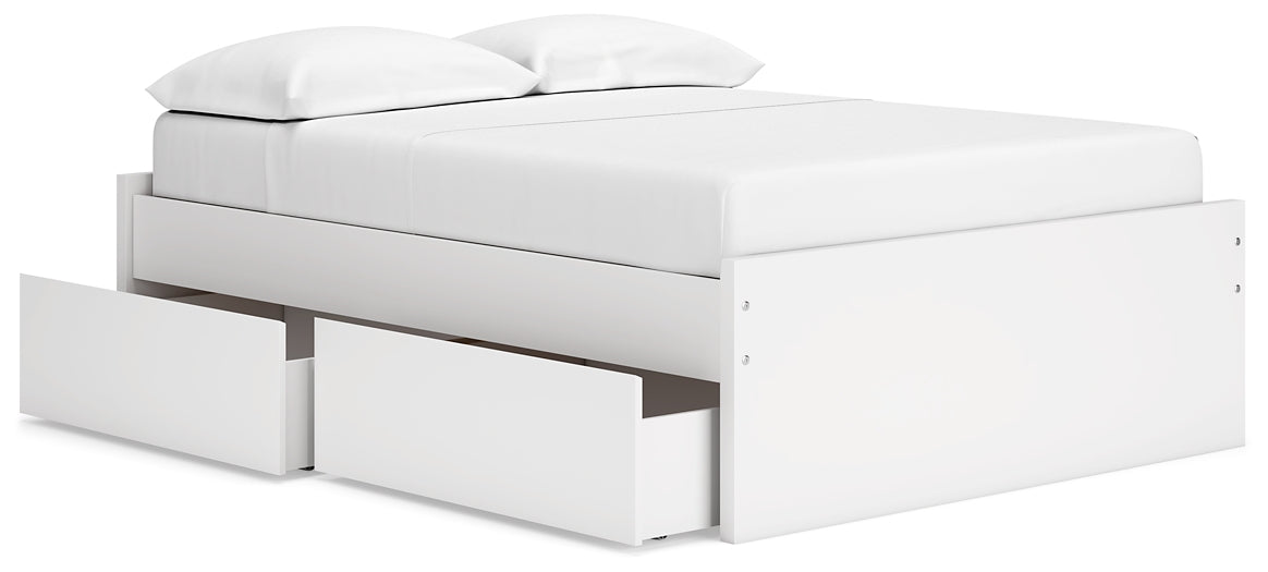 Ashley Express - Onita Platform Bed With 1 Side Storage