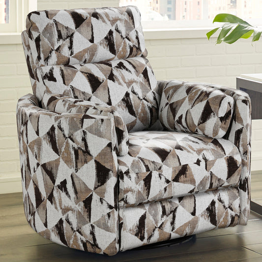 RADIUS - OPTICS BROWNSTONE POWER SWIVEL GLIDER RECLINER