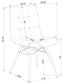 Aiken Upholstered Dining Side Chair Brown (Set of 4)