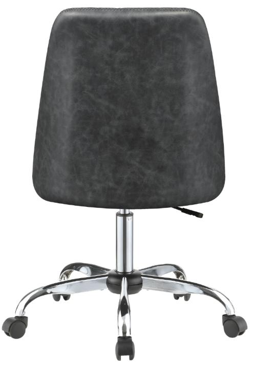Althea Upholstered Adjustable Home Office Desk Chair Grey
