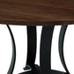 48 INCH ROUND TABLE W/ METAL BASE