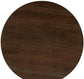 48 INCH ROUND TABLE W/ METAL BASE