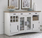 AMERICANA MODERN DINING BUFFET SERVER 66 IN. X 19 IN. WITH QUARTZ INSERT