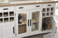 AMERICANA MODERN DINING BUFFET SERVER 66 IN. X 19 IN. WITH QUARTZ INSERT