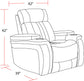 ROYCE - FANTOM IVORY POWER RECLINER