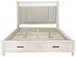 AMERICANA MODERN BEDROOM QUEEN 5/0 SHELTER BED (1250HB/1250FB/125066R)