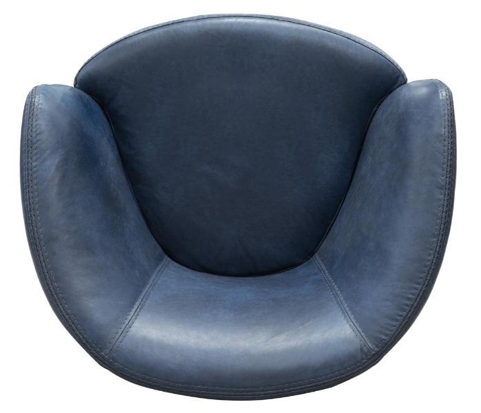 BAROLO - VINTAGE NAVY SWIVEL CLUB CHAIR