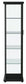 Aero 4-shelf Display Curio Cabinet with LED Lighting Black