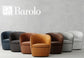 BAROLO - VINTAGE SLATE SWIVEL CLUB CHAIR