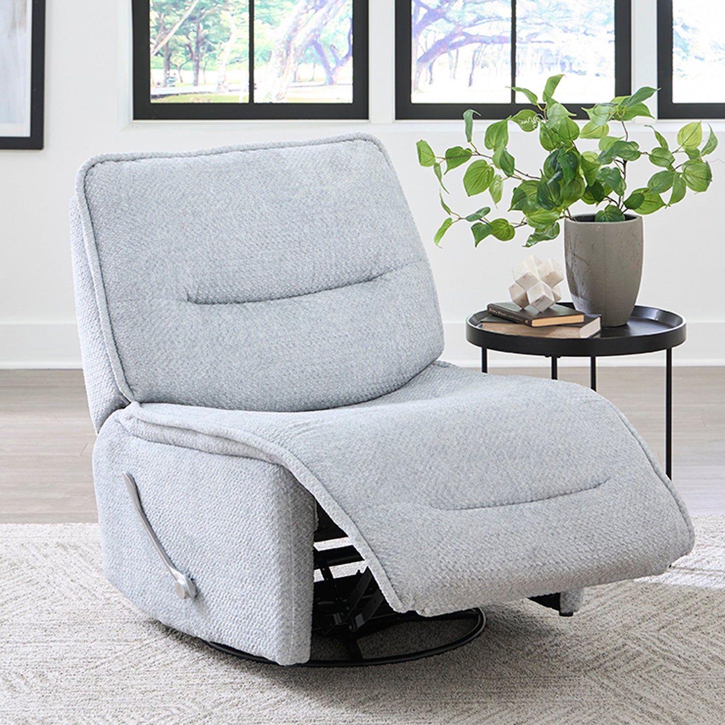 LEO - SILVER FOX MANUAL ARMLESS GLIDER RECLINER