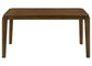 Almonte 5-piece 59-inch Rectangular Dining Set Dark Brown