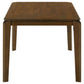 Almonte 5-piece 59-inch Rectangular Dining Set Dark Brown