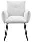 Ackland Upholstered Dining Arm Chair Light Grey (Set of 2)