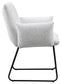 Ackland Upholstered Dining Arm Chair Light Grey (Set of 2)