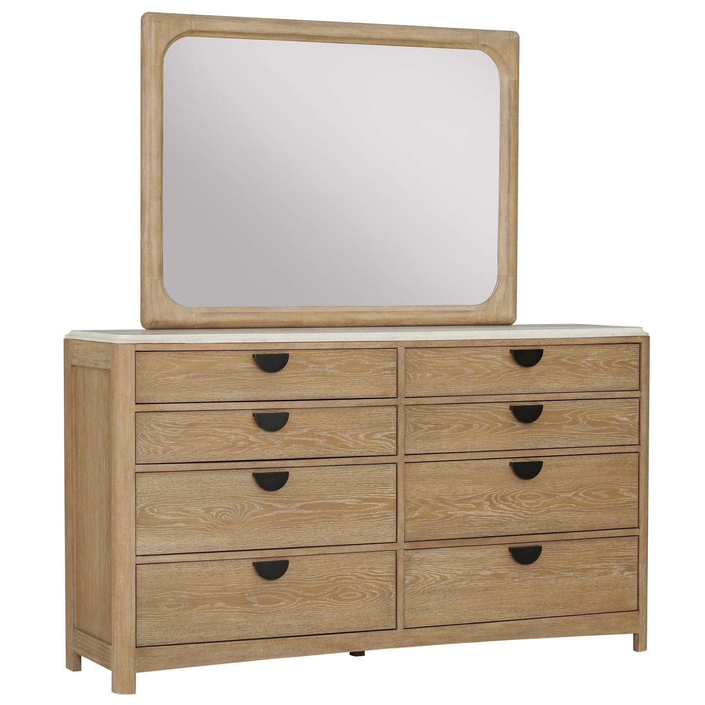 ESCAPE EIGHT-DRAWER DRESSER AND MIRROR