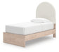 Shapella Twin Upholstered Panel Bed with Storage