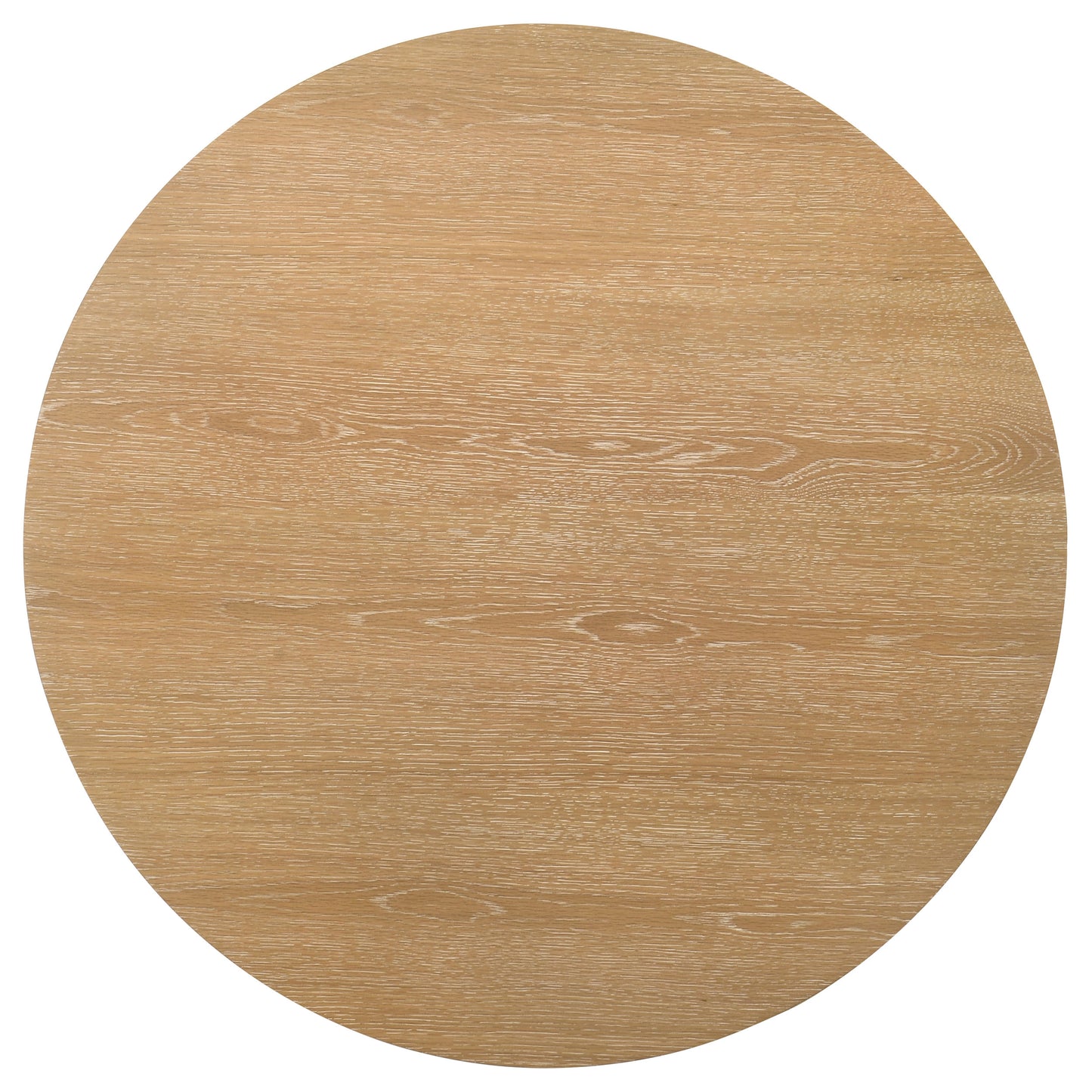 Ottowa 2-piece Round Wood Coffee Table Set Washed Oak