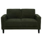 Ruth 2-piece Fabric Upholstered Track Arm Sofa Matcha Green