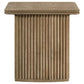 Adina 2-piece Wood Coffee Table Set Distressed Light Brown
