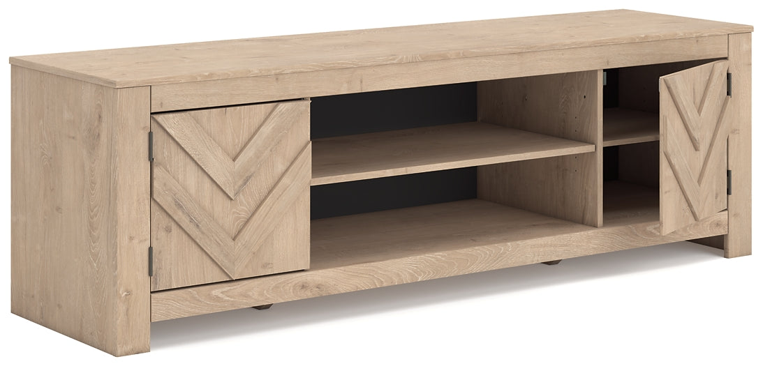 Cayboni LG TV Stand w/Fireplace Option