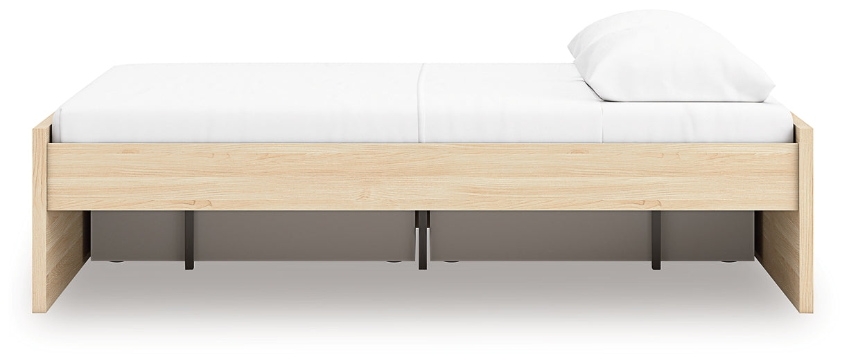 Ashley Express - Onita Queen Platform Bed with 1 Side Storage